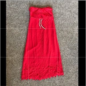 Coral Maxi Dress